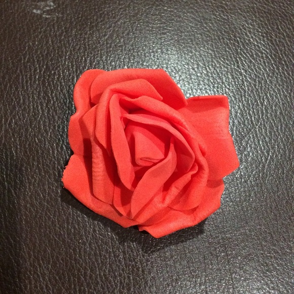 24 Coral color rose artificial Bud - Picture 2 of 5
